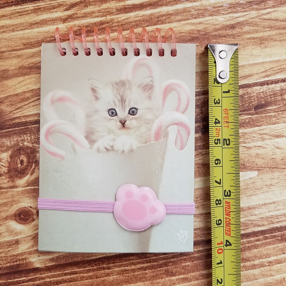 Rachael Hale Cat Office Set Magnetic Notepads Notebook Magnets Kittens Pink - Picture 9 of 12